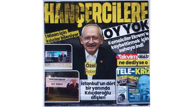 Kılıçdaroğlu destekçileri sahaya indi! İstanbul sokakları 'Hançercilere oy yok' afişleri ile donatıldı 