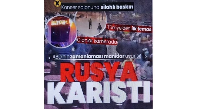 Moskova'da konser salonunda silahlı saldırı! Ölü ve yaralılar var 