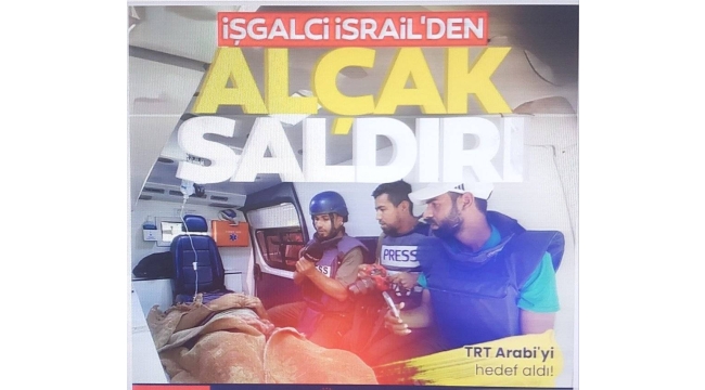 İsrail'in Gazze'ye düzenlediği saldırıda TRT Arapça ekibinin de aralarında olduğu bir grup gazeteci yaralandı