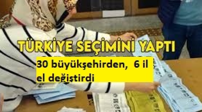 Türkiye seçimini yaptı! 31 Mart yerel seçimleri büyük bir olgunluk içerisinde gerçekleştirildi 