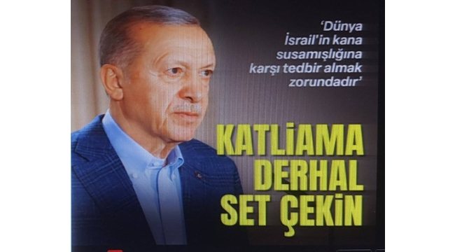 Başkan Erdoğan'dan AK Parti Teşkilatlarına bayram mesajı! Filistin vurgusu: Kana susamış İsrail durdurulmalı