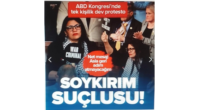 ABD Kongresi'nde İsrail Başbakanı Netanyahu ayakta alkışlandı! Skandal görüntülere Türkiye'den peş peşe tepkiler: Yazıklar olsun 