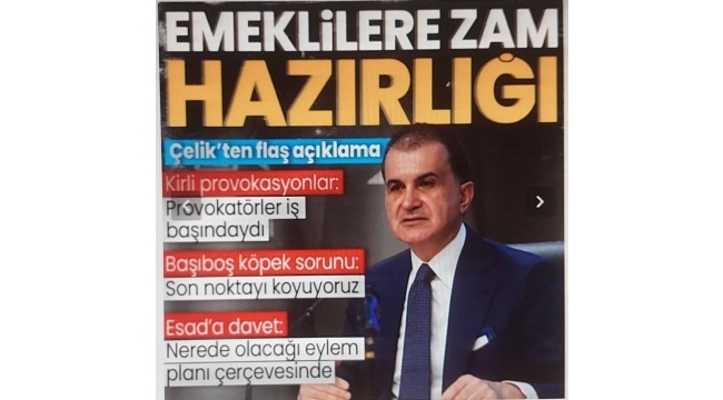 MYK sonrası önemli açıklamalar| AK Parti Sözcüsü Ömer Çelik'ten flaş emekli aylığı sözleri