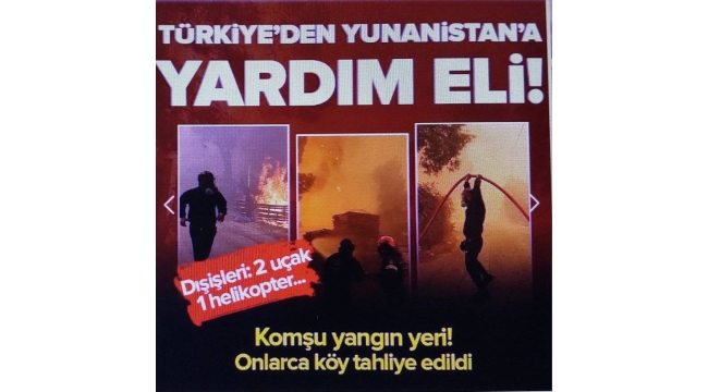 Yunanistan alevlere teslim oldu! O güne kadar kırmızı alarm! | Türkiye'den Yunanistan'a yardım eli