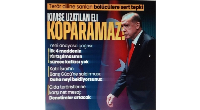 Başkan Erdoğan'dan Batı'ya tepki: İsrail'i durdurmak için daha neyi bekliyorsunuz merak ediyoruz?
