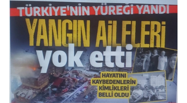 Bolu Kartalkaya'daki otel yangını dünya medyasında: Çarşaf ayrıntısı gözden kaçmadı